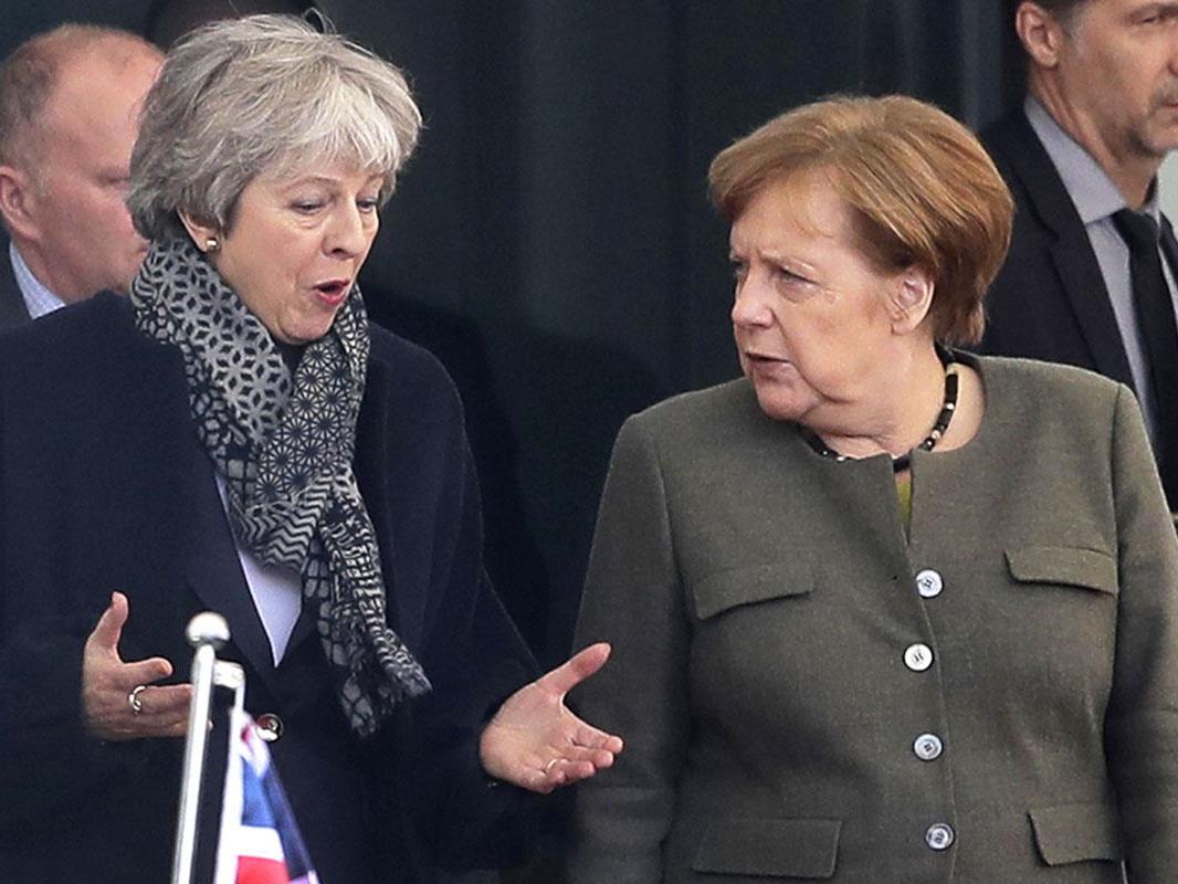 Theresa May tried to convince Angela Merkel to support a shorter extension during a visit on Tuesday