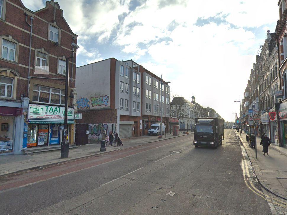 Two men were stabbed in separate attacks in Kilburn High Road, northwest London