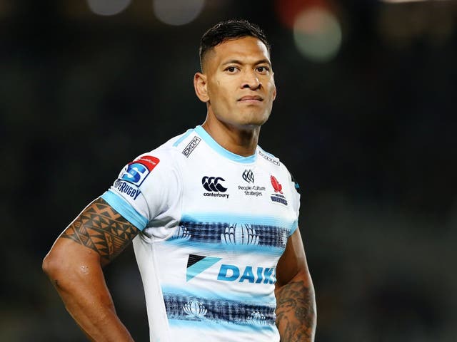 Australia and Waratahs player Israel Folau has renewed his anti-gay tirade