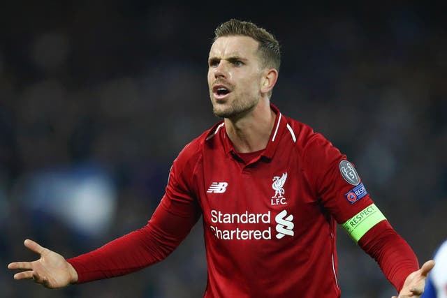 Jordan Henderson impressed once again against Porto at Anfield