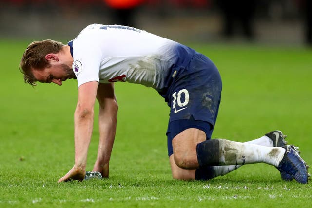 Kane injured his ankle against Manchester City