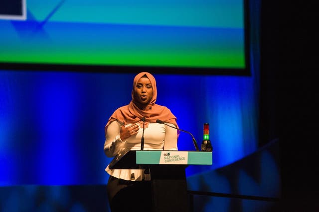Zamzam Ibrahim has been elected as the new president of the National Union of Students