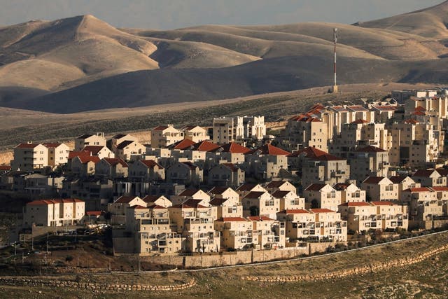 Houses in the Israeli settlement of Ma’ale Adumim, in the occupied West Bank. Airbnb implies its new policy will not distinguish between settlement listings and Palestinian listings