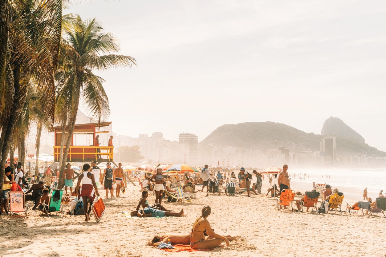 Copacabana Beach is where to spot Rio’s bright young things