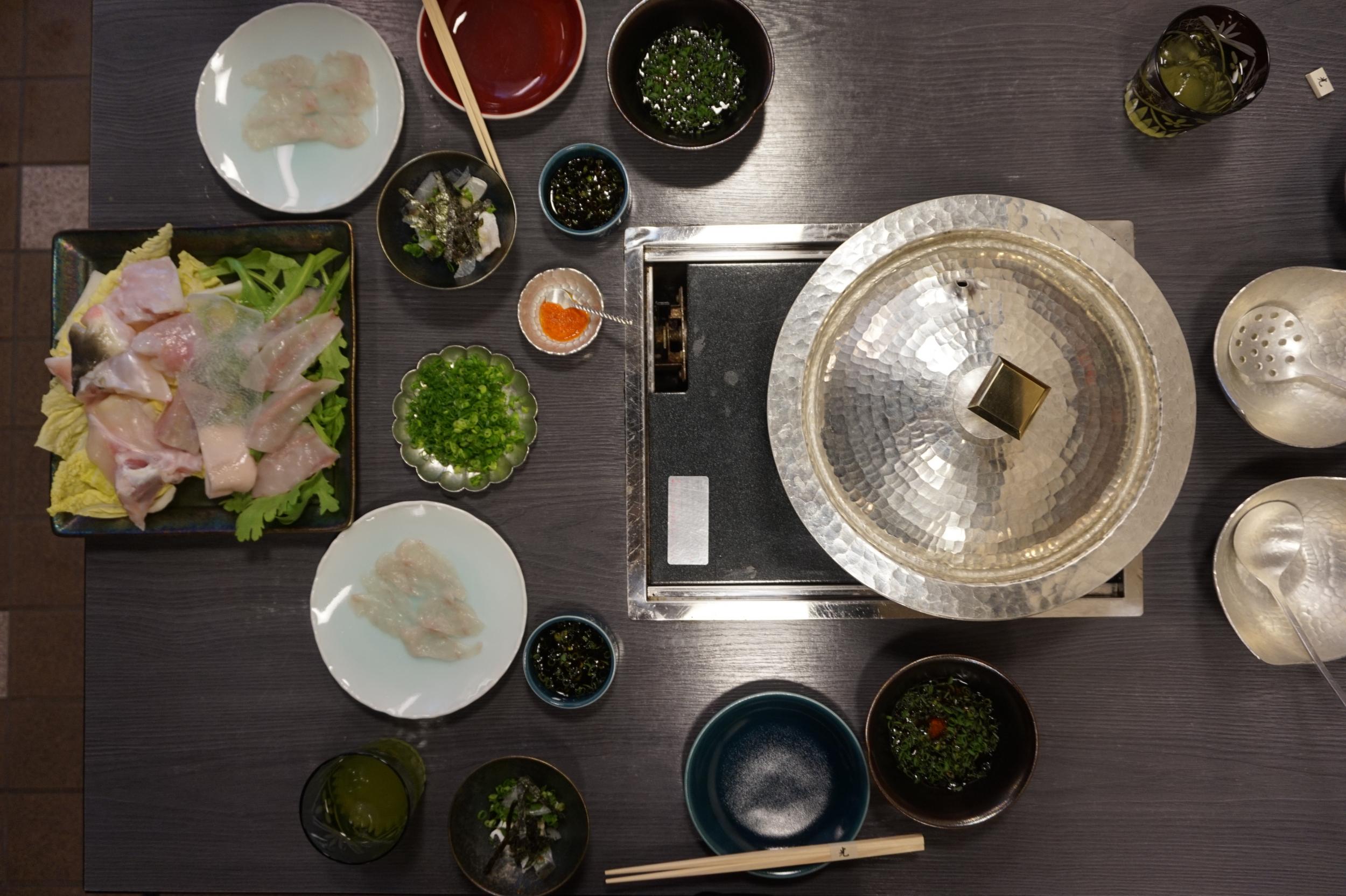 Fugu is traditionally served as part of a multi-course tasting menu