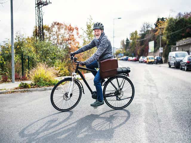 E-biking is beneficial for the over 50 population