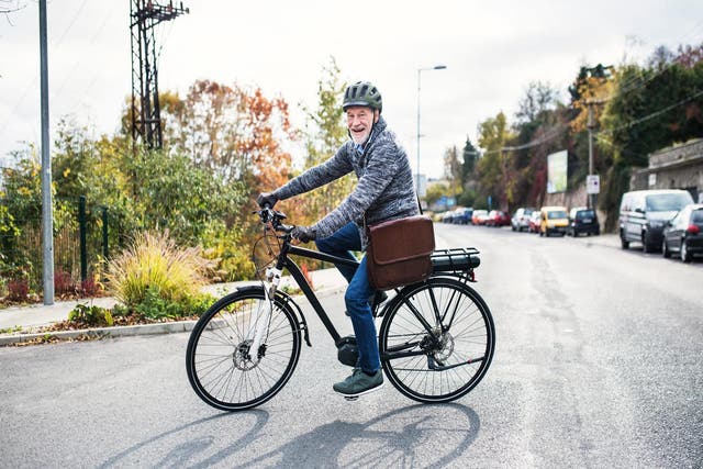 E-biking is beneficial for the over 50 population