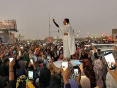 Sudan protester becomes symbol of women’s defiance