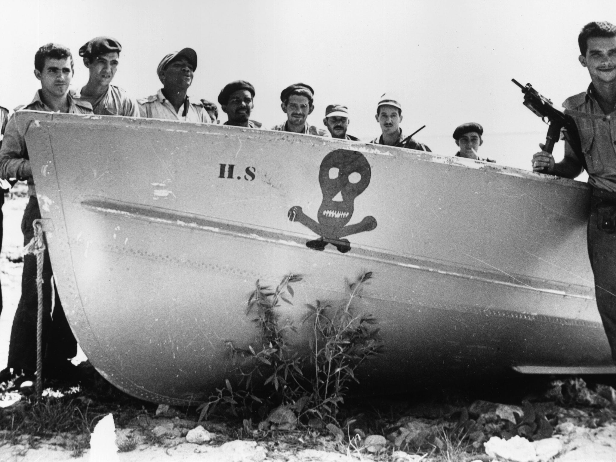 Cuban soldiers after thwarting the ill-fated, US-backed Bay of Pigs invasion