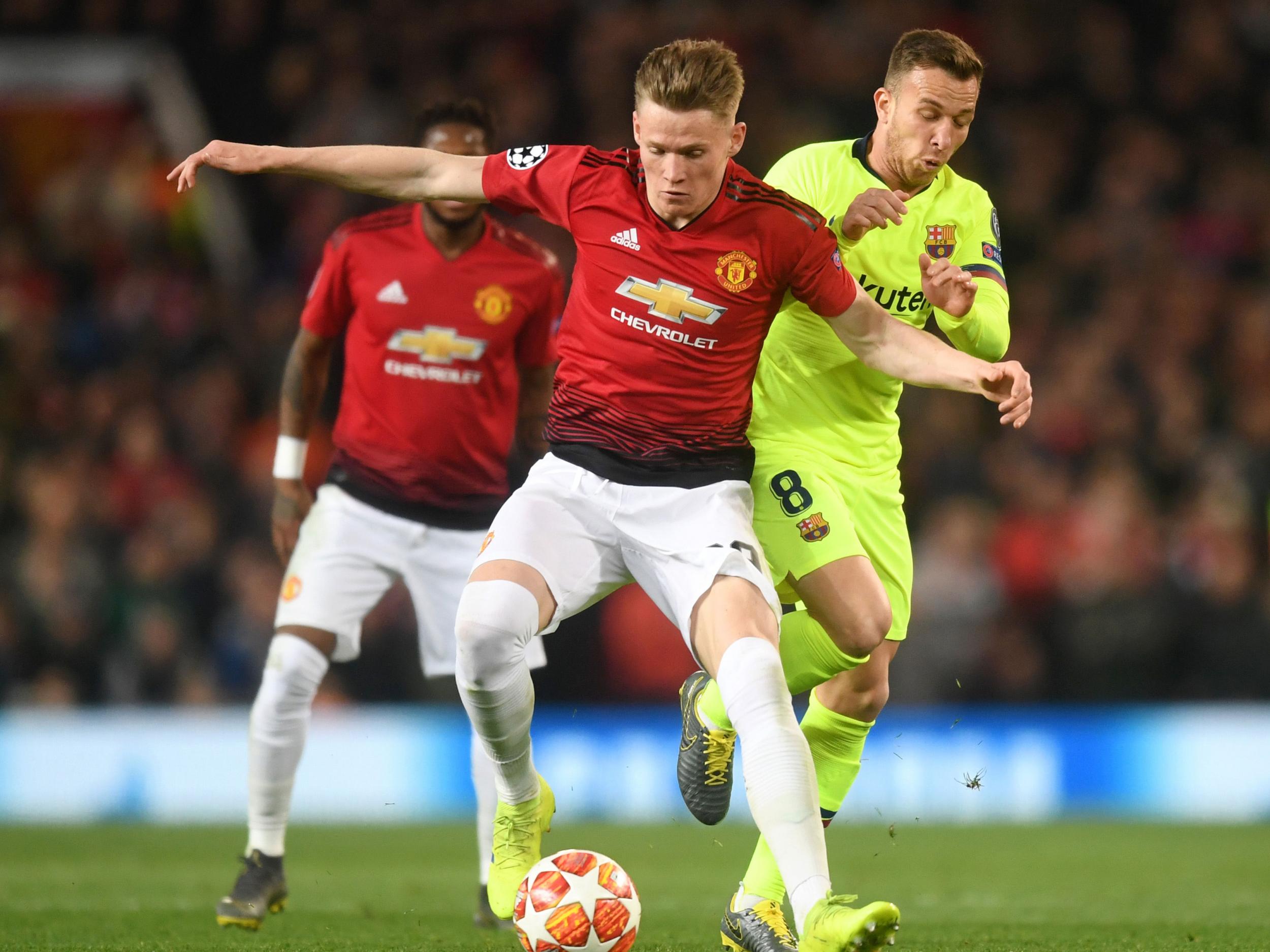 Image result for mctominay vs barcelona