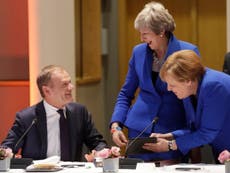 Theresa May disowned Tory Brexiteers in meeting with EU leaders