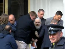 Watch moment Julian Assange arrested at Ecuadorian embassy