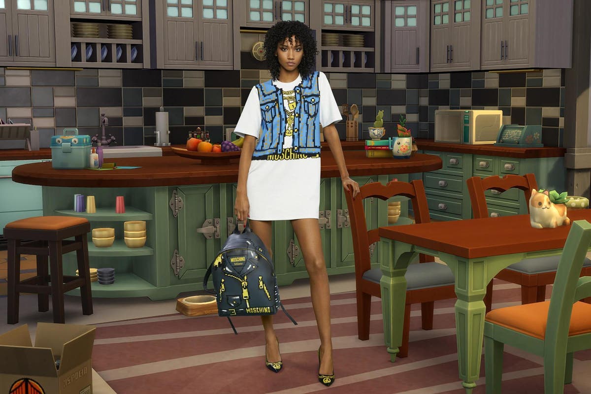 The Sims 3: Moschino Collection, Modeled by Paris Bittencou…