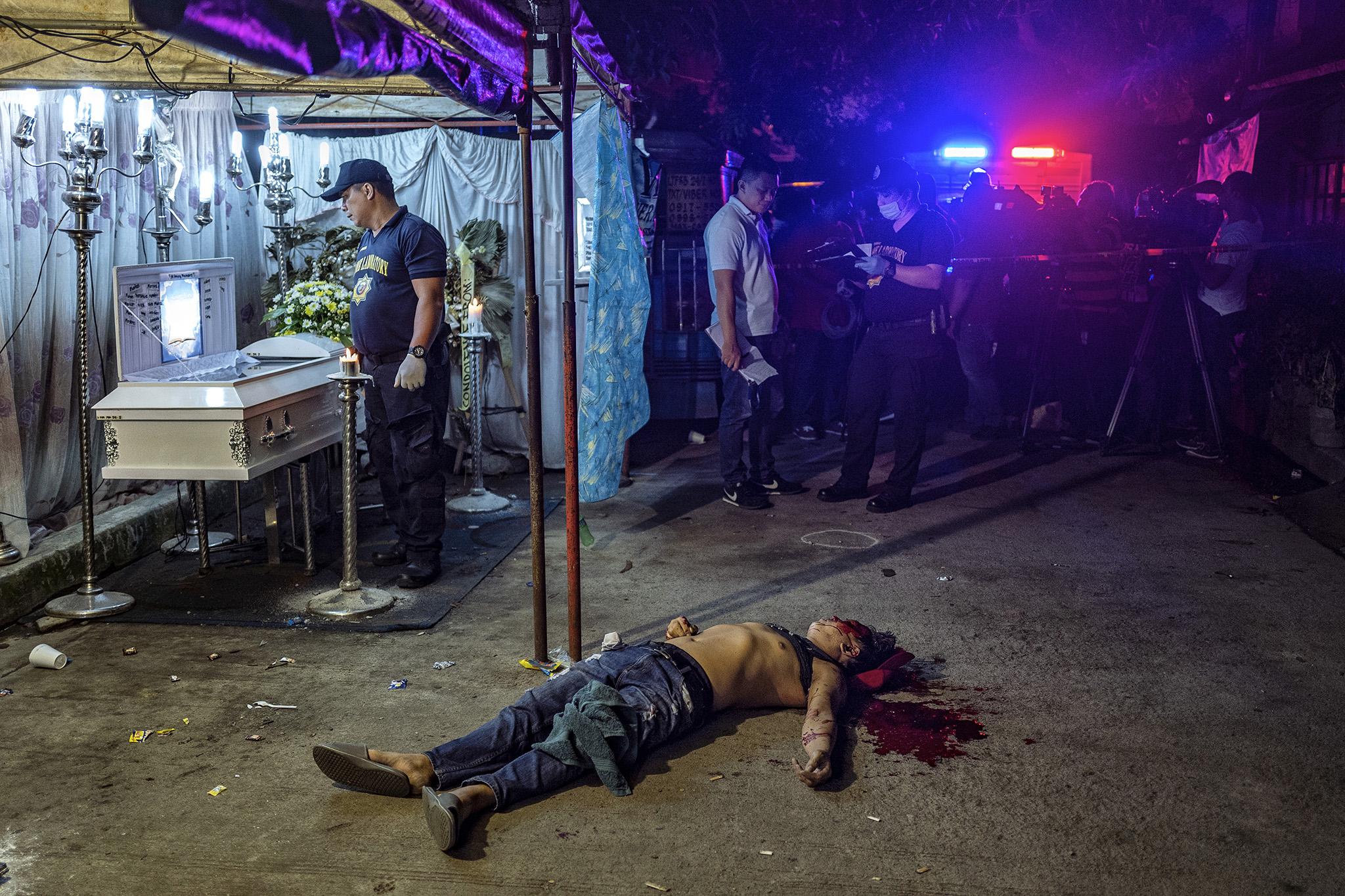 Spot news photo runner-up: The death of Michael Nadayo