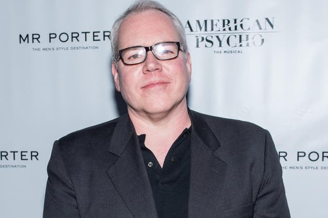 Brett Easton Ellis attends the opening night of 'American Psycho' on Broadway at Gerald Schoenfeld Theatre on 21 April, 2016 in New York City.