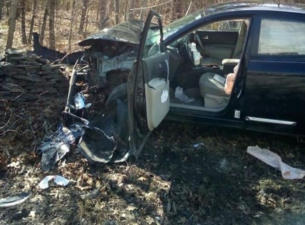 Police warn drivers after spider causes a woman to crash (Cairo New York Police Department) 