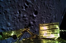 Israel spacecraft crashes during historic moon landing attempt