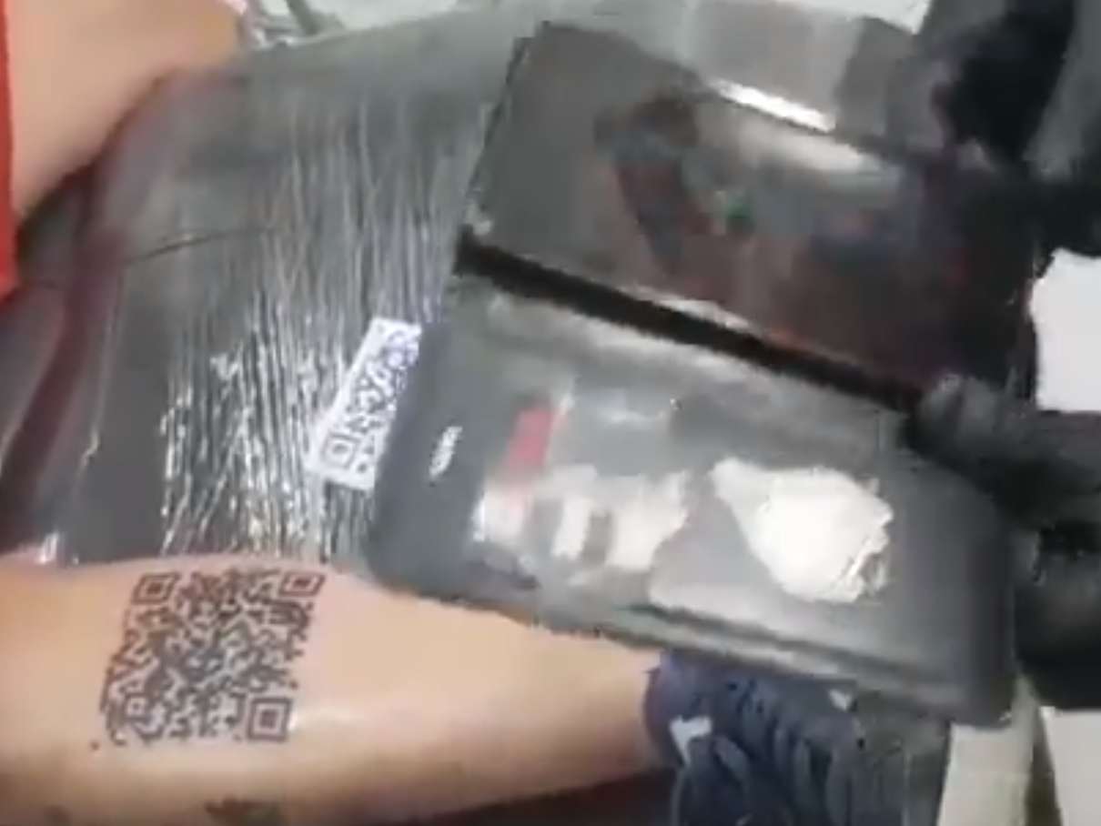 River Plate fan has QR code linking to goals video tattooed on his leg
