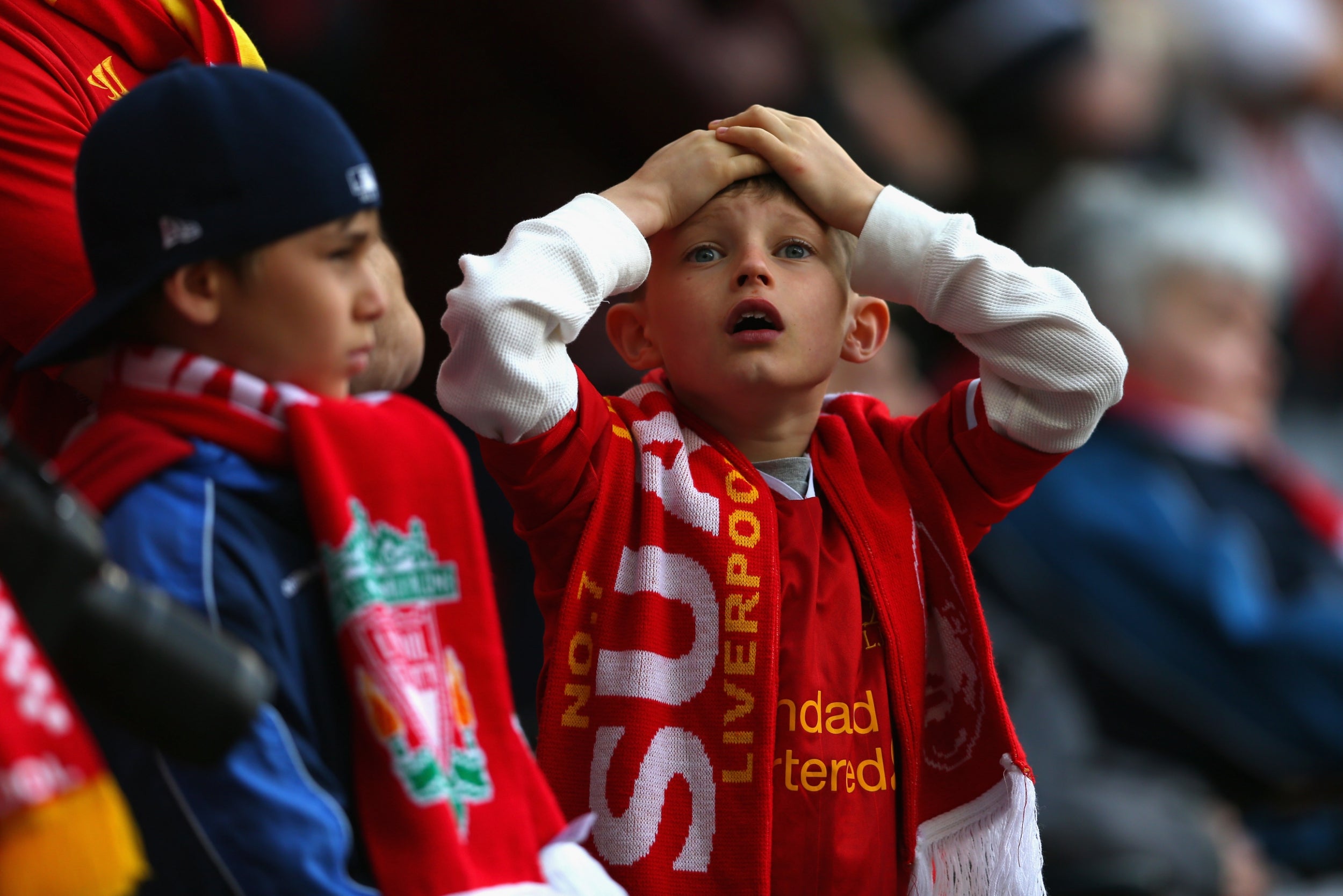 Reds fans couldn't believe what unfolded (Getty Images)