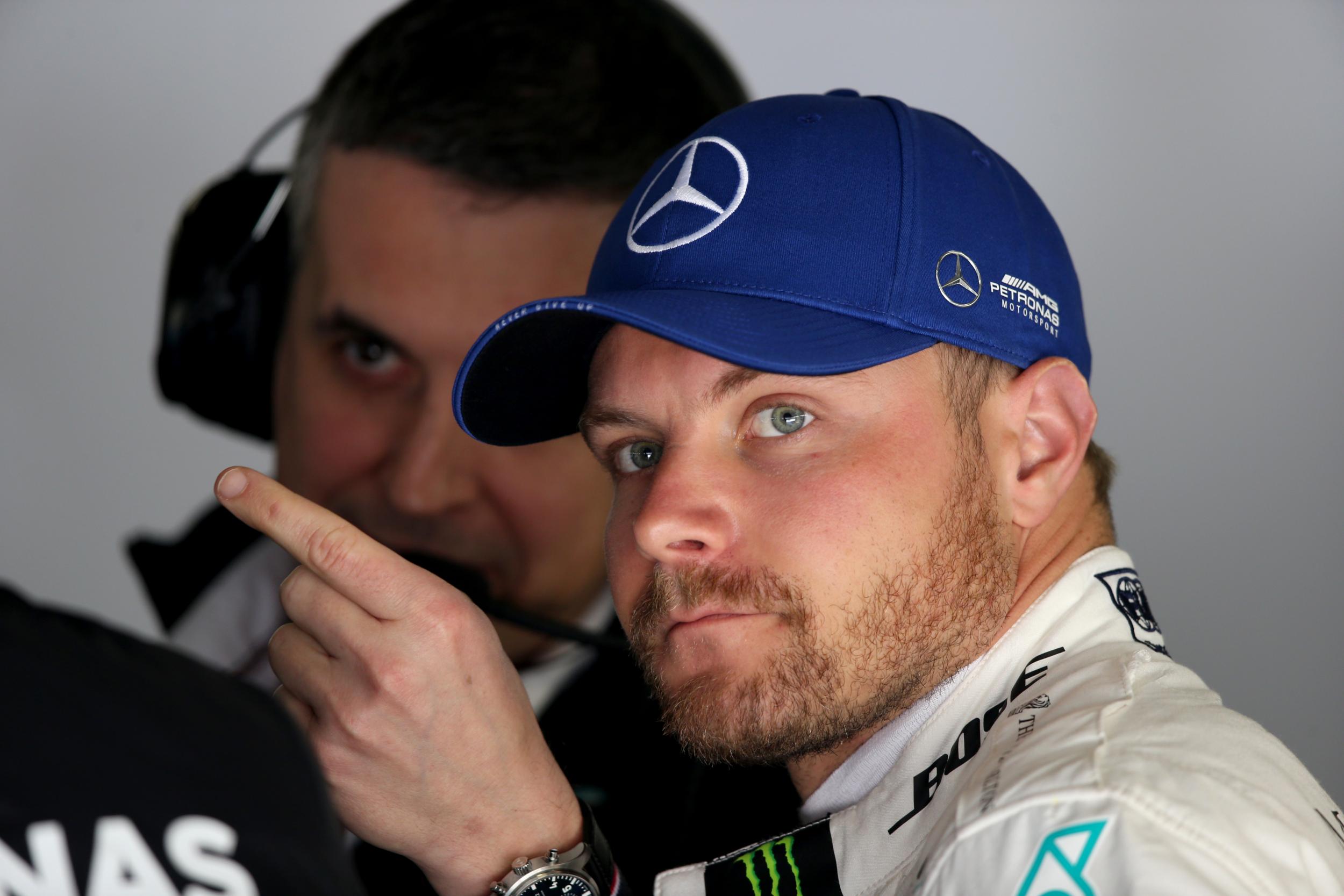 Valtteri Bottas finished top of the timesheets after Friday practice (Getty)