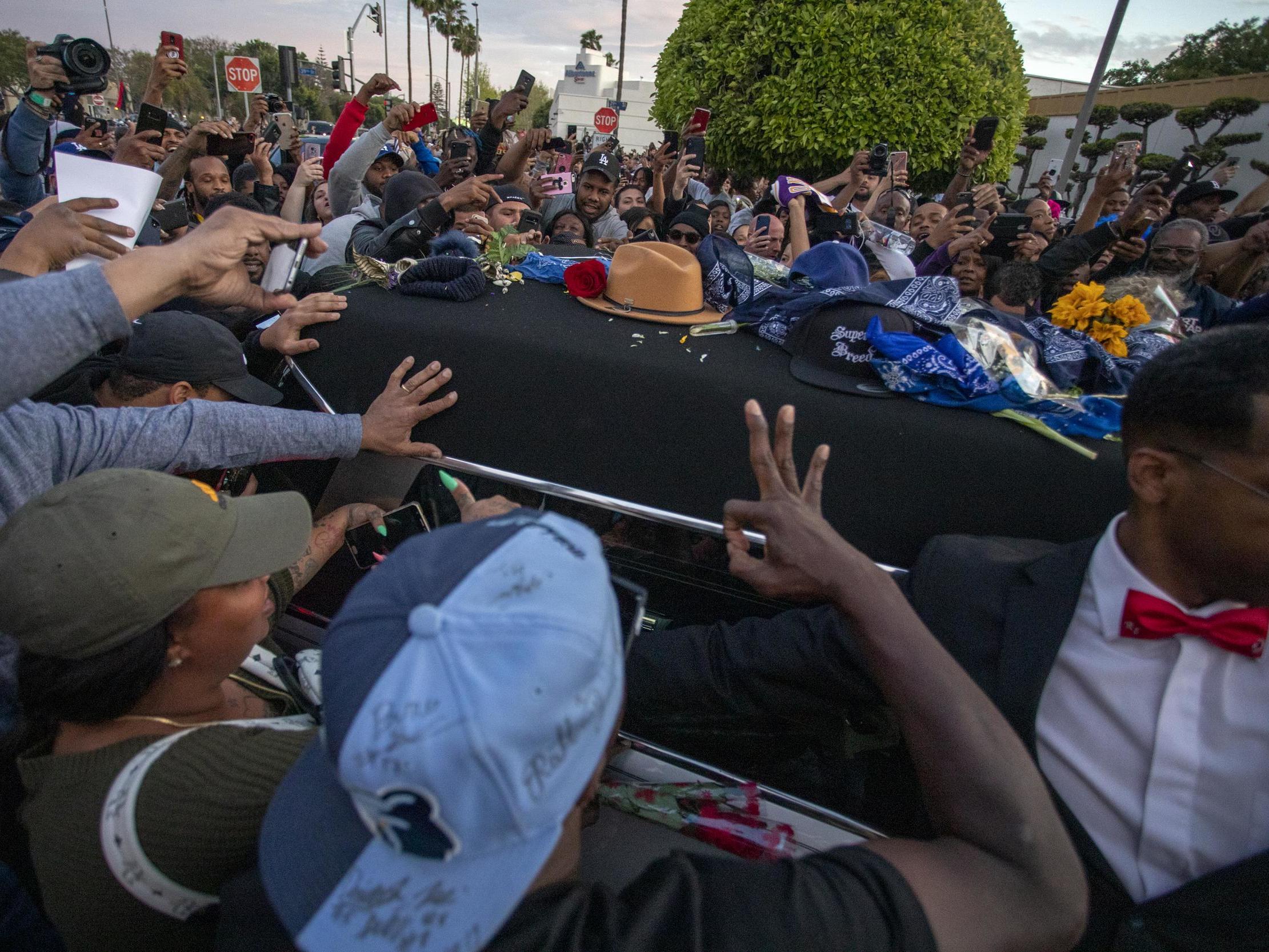 Nipsey Hussle Funeral Man Shot Dead And Three Injured In Drive By