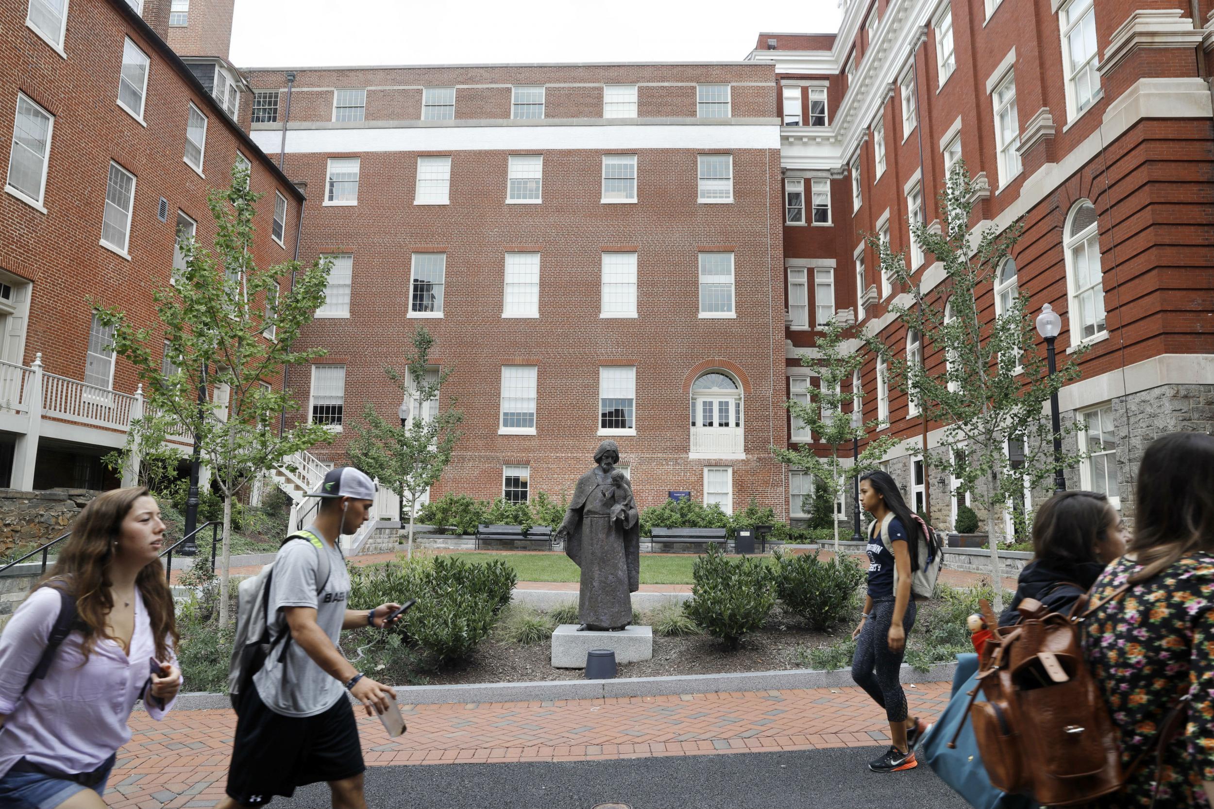 In 2017 Georgetown apologised and renamed a building after Isaac Hawkins, the first enslaved man listed in the sale