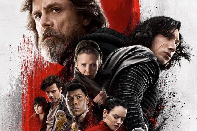 The poster for 'Star Wars: The Last Jedi'