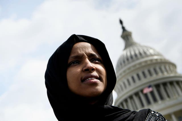 Ms Omar was one of the first two Muslim women ever elected to Congress