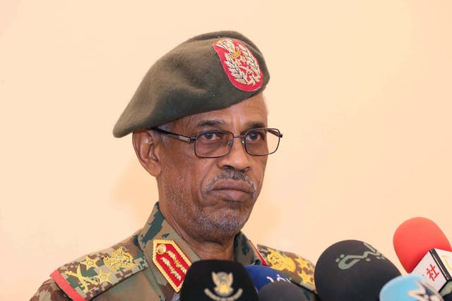 Sudanese defence minister Awad Ibn Auf.