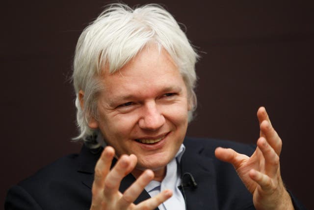 File image of WikiLeaks founder Julian Assange