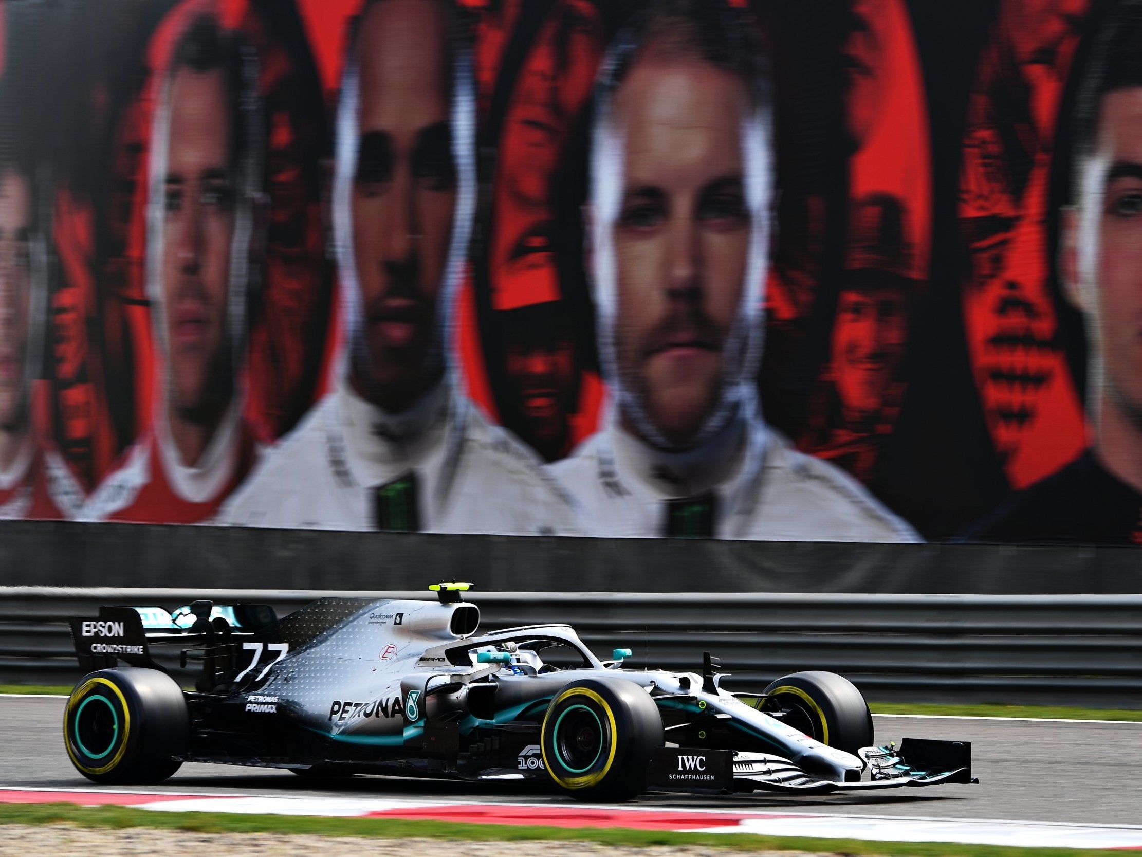 Bottas led the way in qualifying