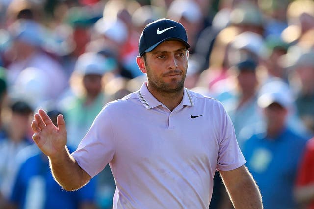 Francesco Molinari holds a two-shot lead heading into the final round of the Masters