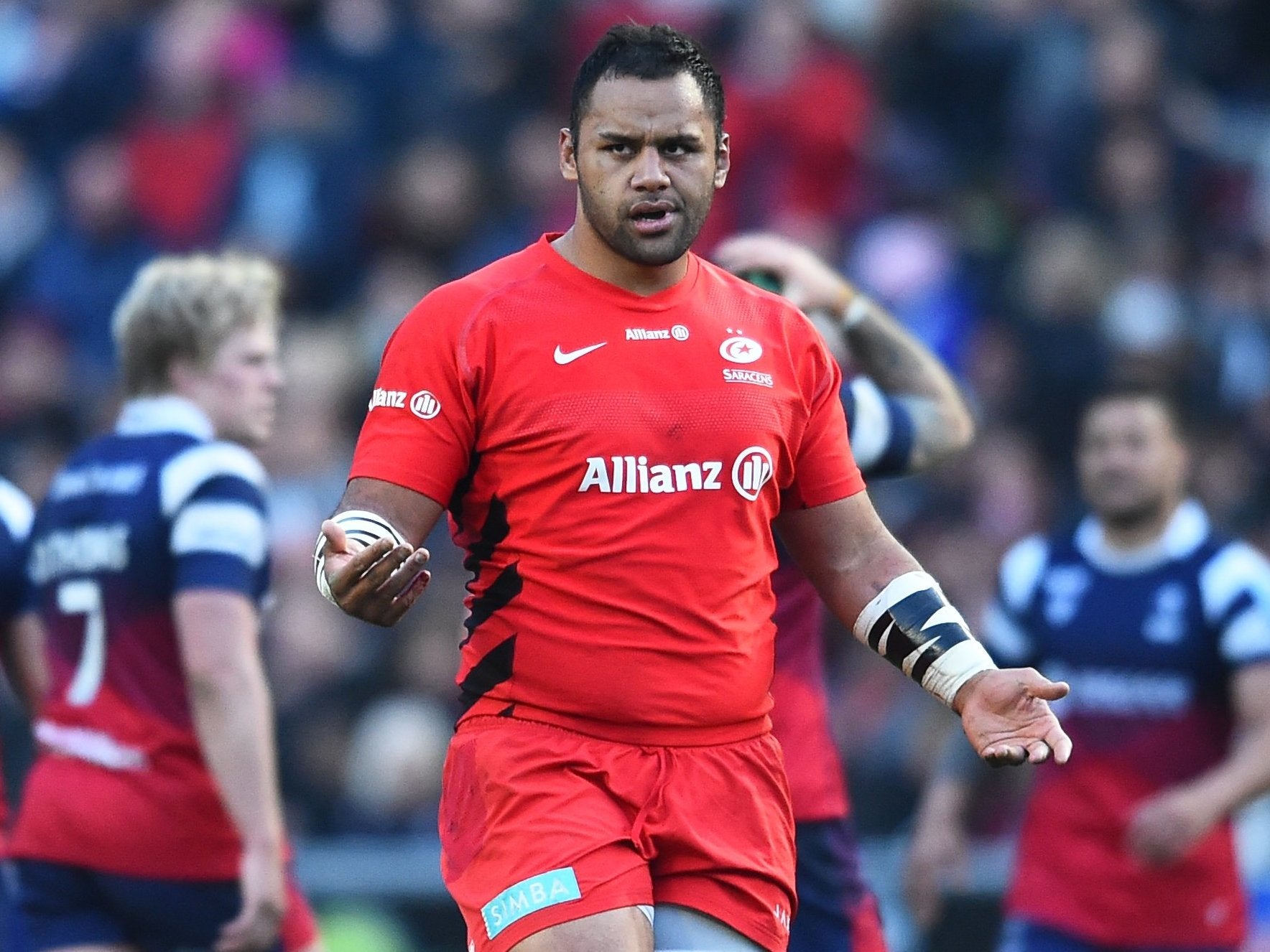 Billy Vunipola was booed after coming on for Saracens against Bristol Bears