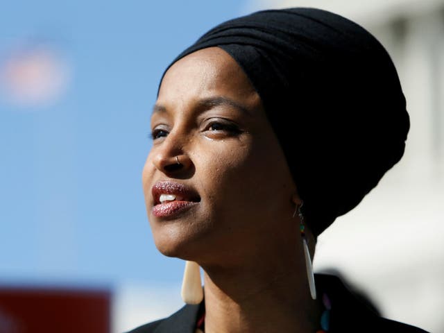 The threats were made days after Mr Trump posted a video attacking Muslim congresswoman Ilhan Omar
