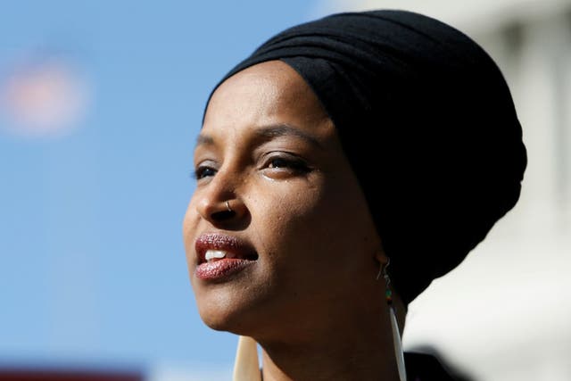 The threats were made days after Mr Trump posted a video attacking Muslim congresswoman Ilhan Omar
