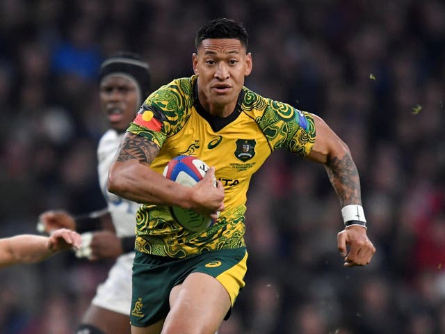 Rugby Australia intend to sack Israel Folau