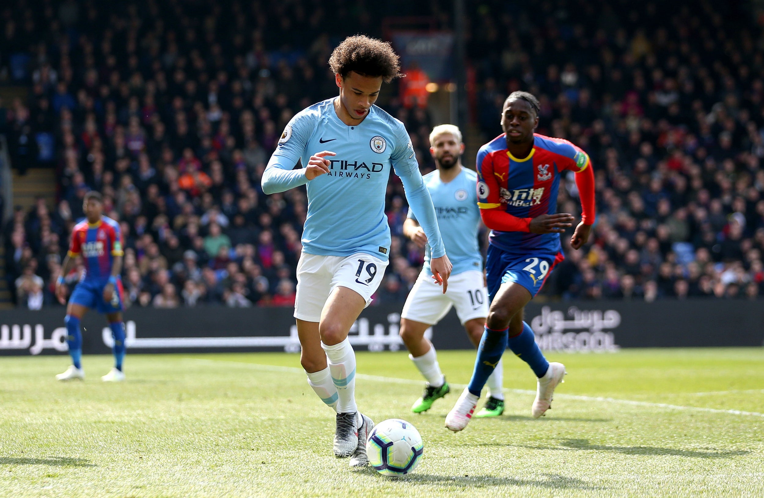 Leroy Sane was given a rare start by Pep Guardiola