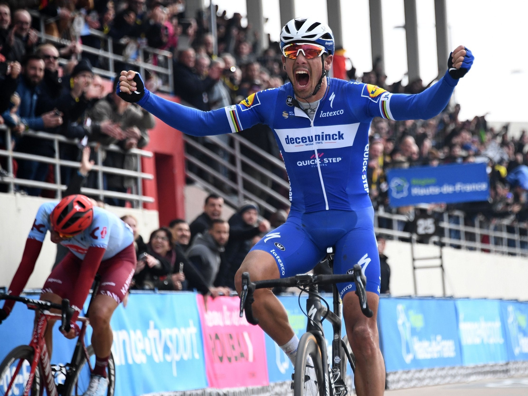 Paris-Roubaix 2019: Philippe Gilbert wins Hell of the North as Peter Sagan finishes fifth
