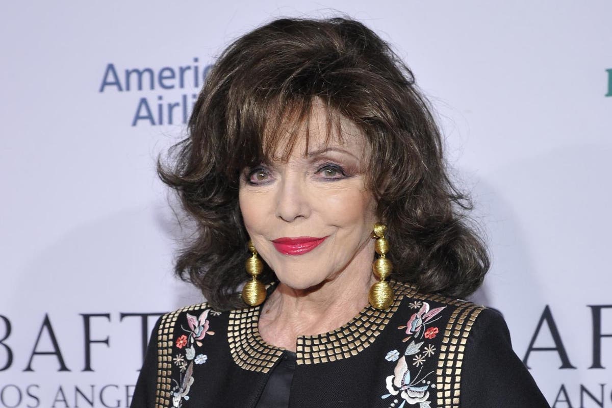 Joan Collins treated for smoke inhalation after ‘terrifying’ fire at ...