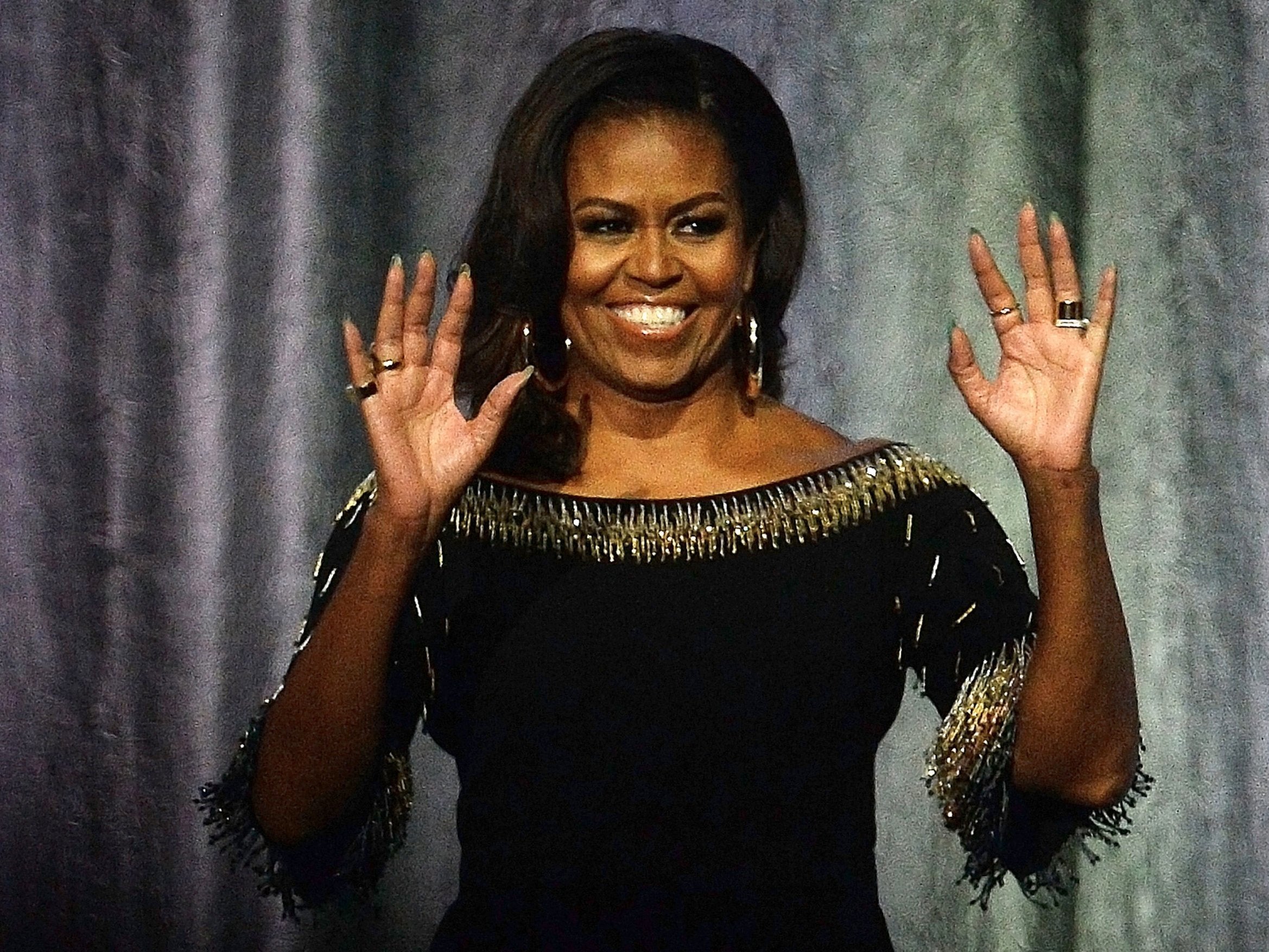 Michelle Obama at the O2 on Sunday evening