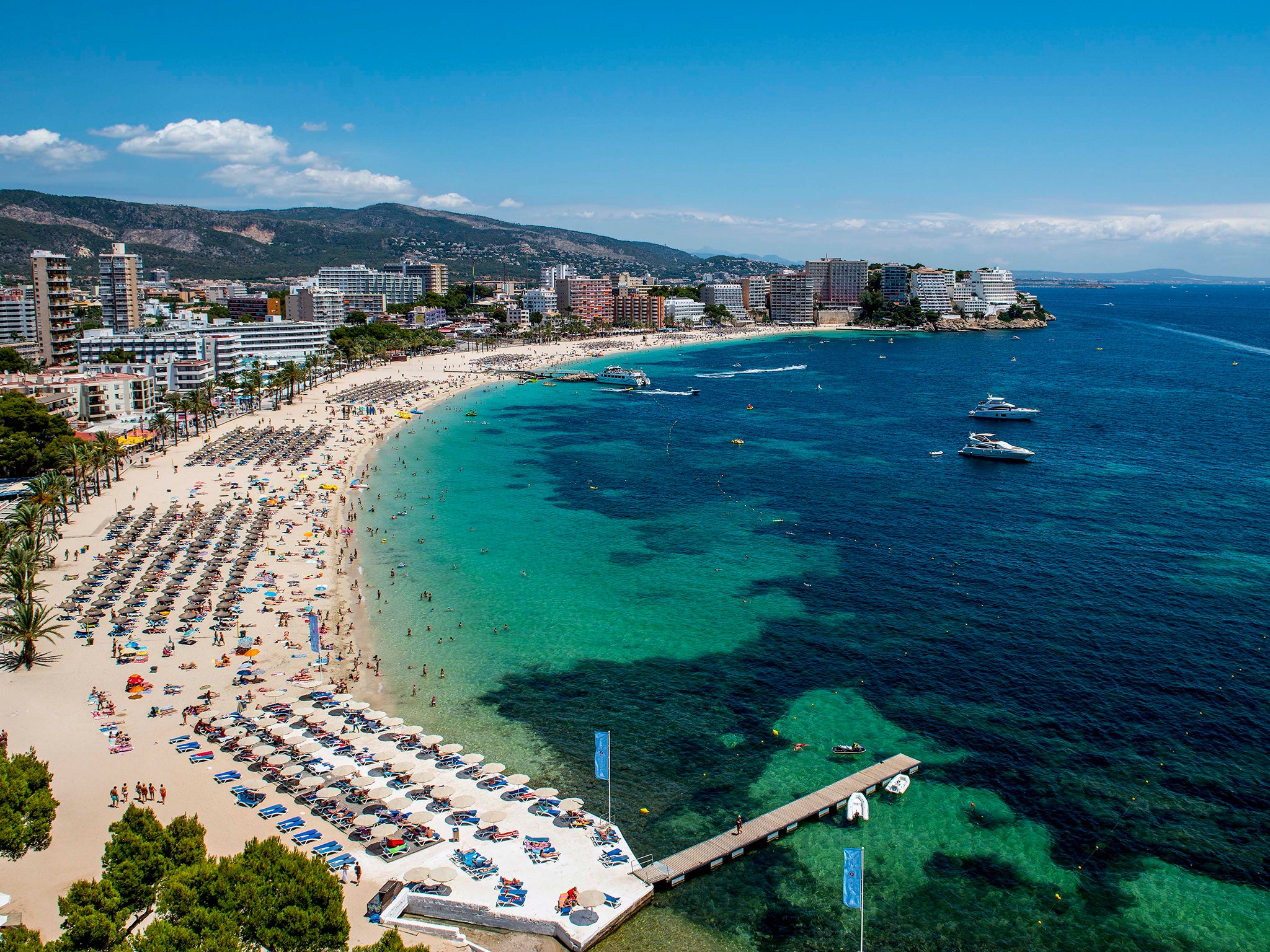 Magaluf is one of the Britain's favorite holiday destinations