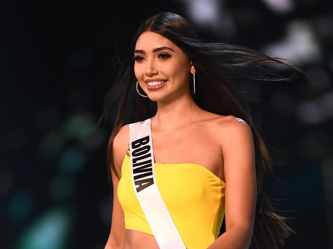 Joyce Prado of Bolivia competes at the 2018 Miss Universe pageant in Bangkok on 13 December 2018
