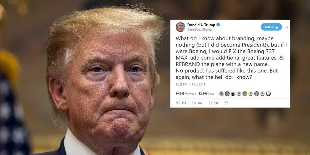 Trump says he knows how to fix the Boeing 737 MAX after fatal crashes ...