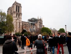 Parisians mourn the loss of their beloved cathedral