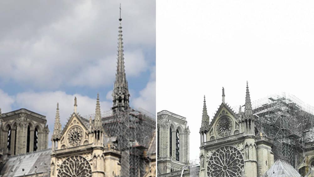 Notre Dame Fire Before And After Photos Show Extent Of