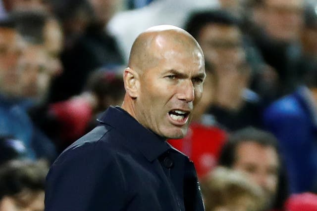 Zinedine Zidane was angry with Real Madrid's performance in the 1-1 draw with Leganes