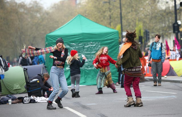 Climate protestors in London. L&G says it's taking the fight against a "climate catastrophe" into the boardroom