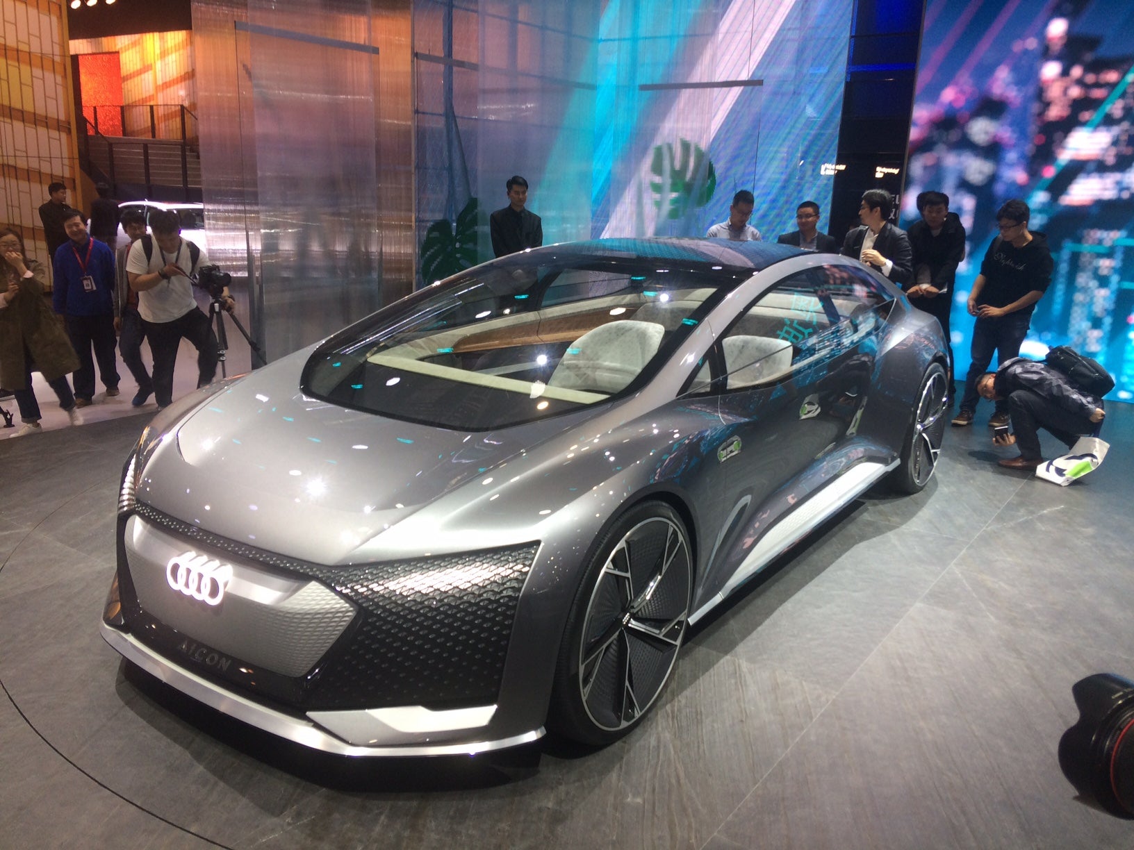 Audi unveils its new electric car