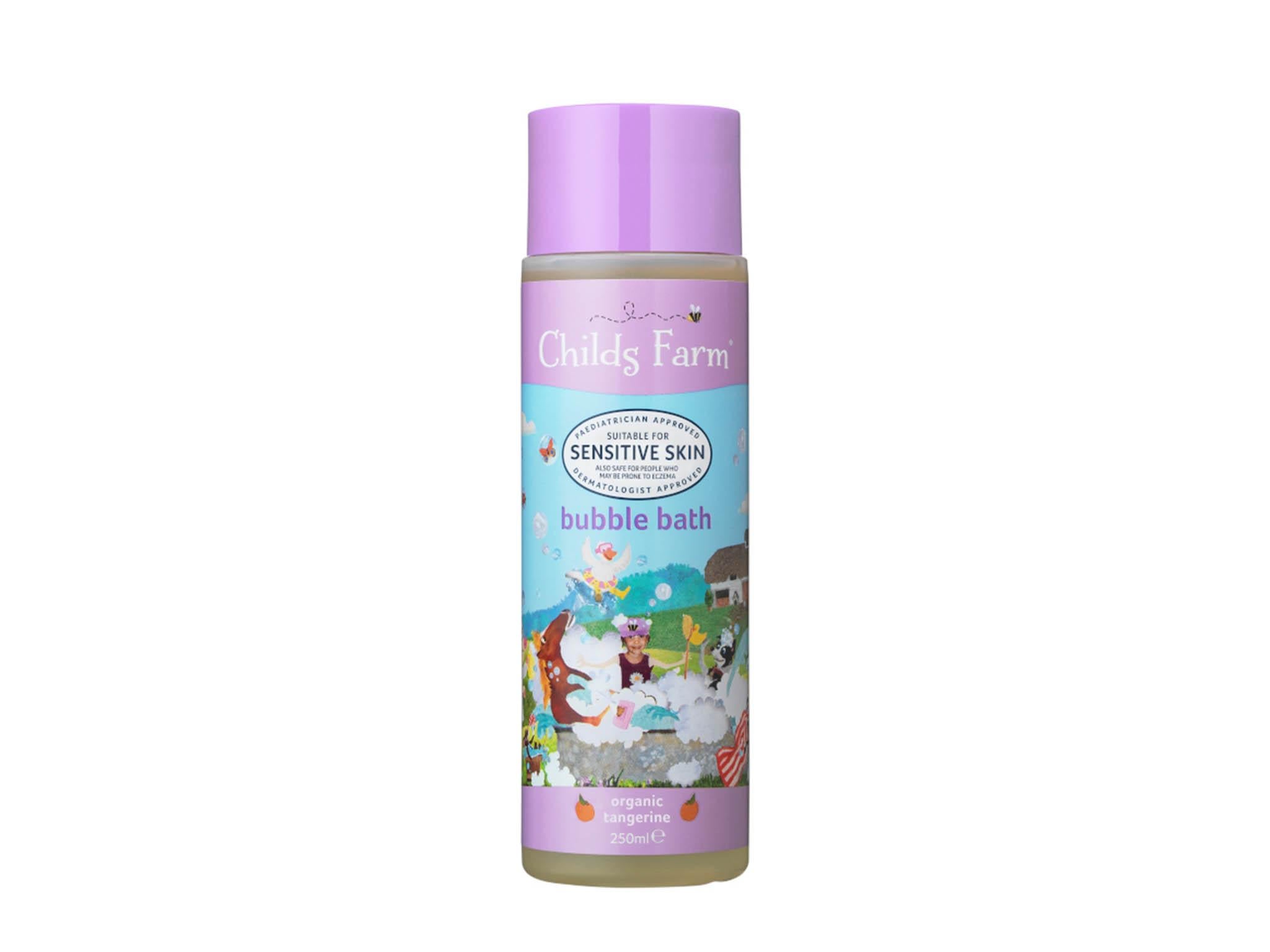 Childs Farm bubble bath, organic tangerine