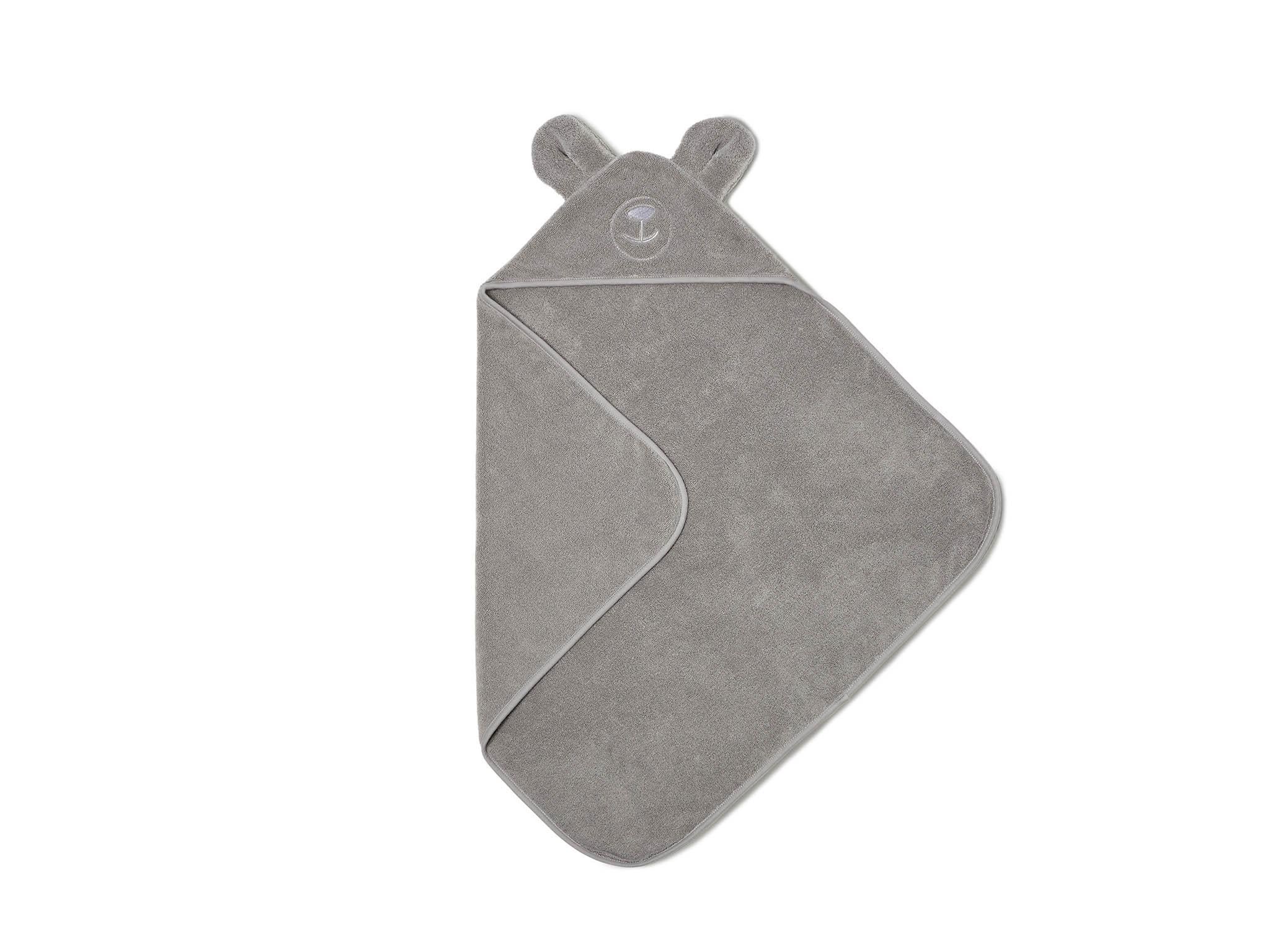 Organic hooded bear towel